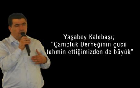 Yaşabey Kalebaşı İddialı konuştu