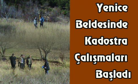 Yenice’de Kadostra Çalışmaları Başladı