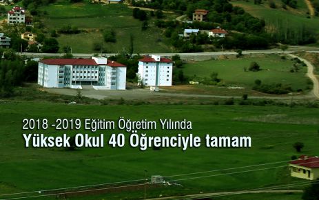 Yüksek Okul 40 Öğrenciyle tamam