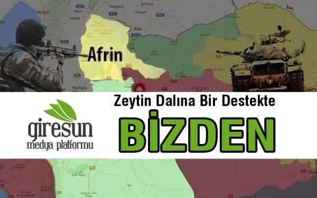 Zeytin Dalına Bir Destekte Bizden!