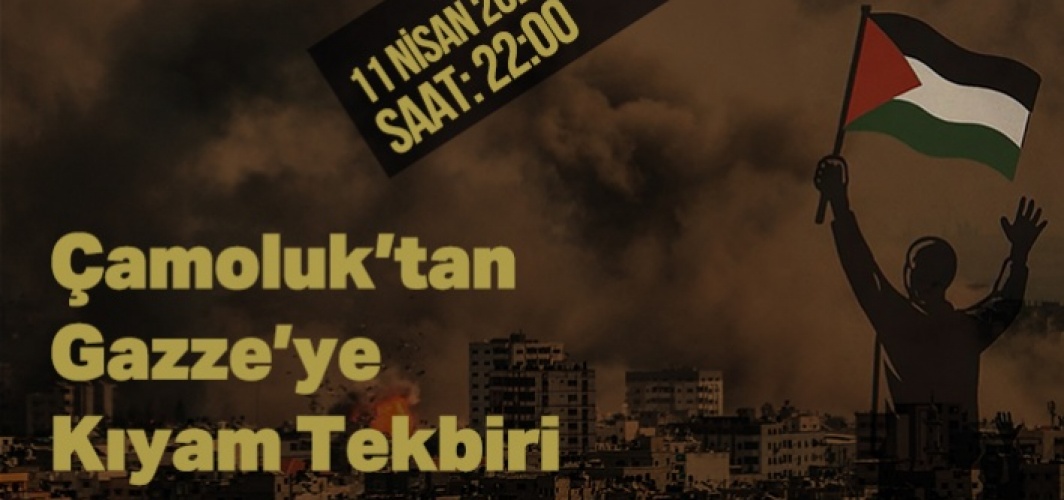 Çamoluk'tan Gazze'ye Yükselen Tekbir Sesleri