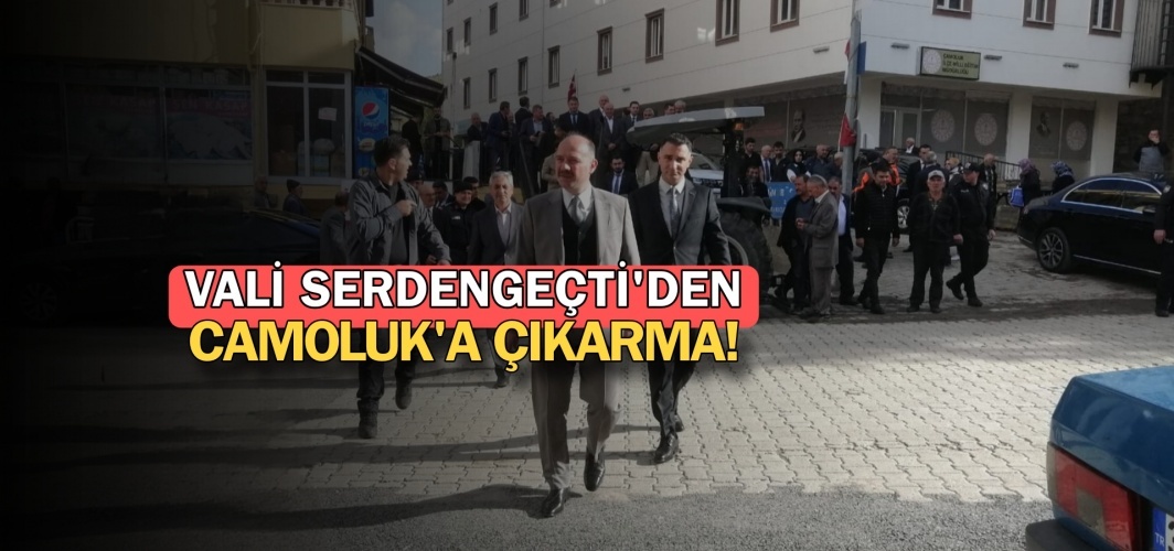 Vali Serdengeçti'den Çamoluk'a Çıkarma!