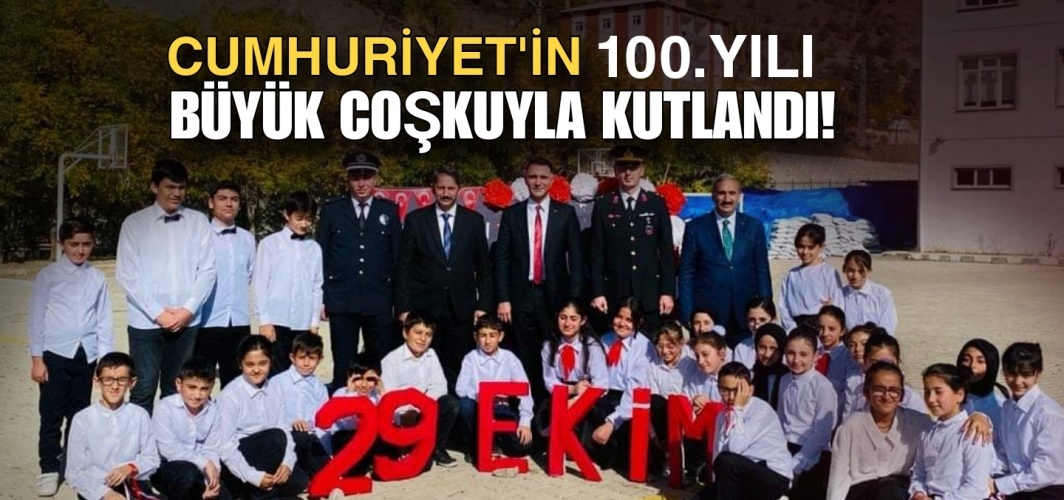Cumhuriyet'in 100. Yılı Coşkuyla kutlandı.