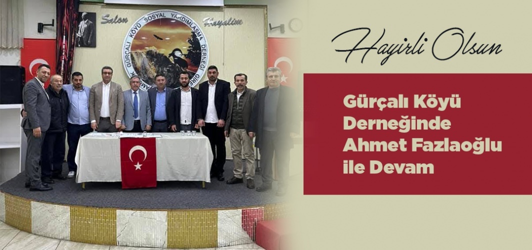 Gürçalı'da Yönetim Güven Tazeledi.