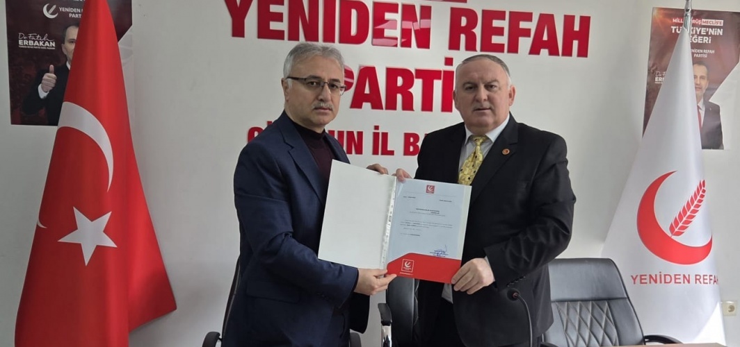 Yeniden Refah Partisi Çamoluk İlçe Başkanlığına yeni atama* Yeniden Refah Partisi Çamoluk İlçe Başkanlığına Atama Yapıldı