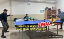 Yetişkinler Arası Tenis Turnuvasında Final!