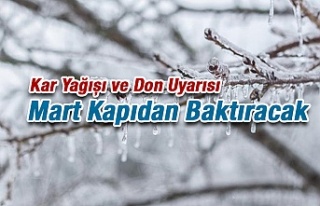 Kar Yağışı ve Don Uyarısı