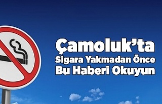 Çamoluk'ta Sigar Yasaklandı