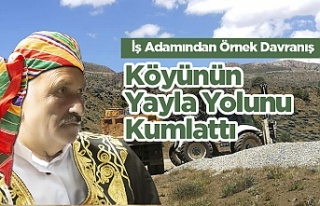 Dulundas Mahallesi'nin  Yayla Yolları  Kumlandı