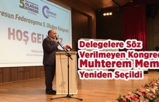 Delegelere Söz Verilmeyen Kongrede Muhterem Memiş...