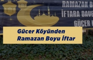 Gücer Köyünden Ramazan Boyu İftar