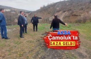 Aksa Yetkilileri Çamoluk'ta Doğal Gaz Keşfi...