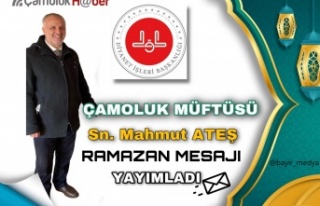 İlçe Müftüsü Ateş "Ramazan Ayına Girerken"...