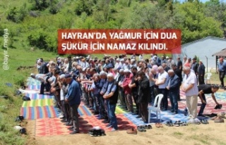 Yazılar ve Kurtuluş Mahalleleri Yağmur duası ve...