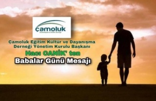 Çamoluk Dernek Başkanı Hacı CANİK' ten Babalar...