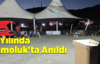 15 Temmuz 6. Yılında Çamoluk'ta Anıldı