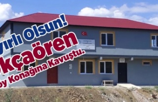 Okçaören Köy Konağına Kavuştu.