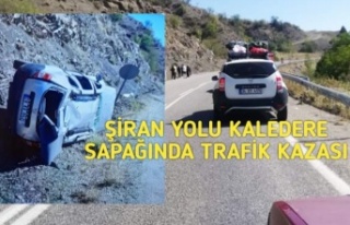 Taştan Kaçtı Kaza Yaptı!