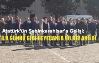 Atatürk'ün Şebinkarahisar'a Geliş Yıl...