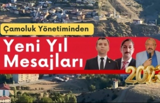 Çamoluk Yetkililerinden Yeni Yıl Mesajları