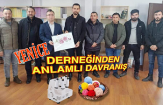 Yenice Köyü Derneğinden Anlamlı Davranış!