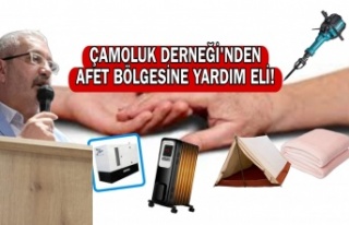 Çamoluk Derneğinden Afet Bölgesine Yardım Eli!