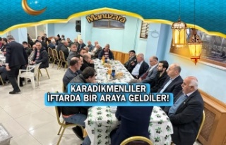 Karadikmenliler İftarda Bir Araya Geldiler!