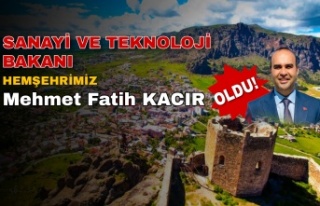 Sanayi ve Teknoloji Bakanı Hemşehrimiz Mehmet Fatih...