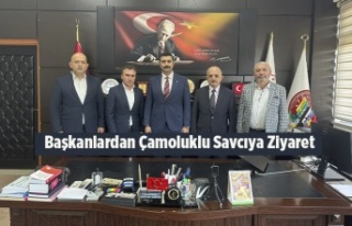 Başkanlardan Çamoluklu Savcıya Ziyaret