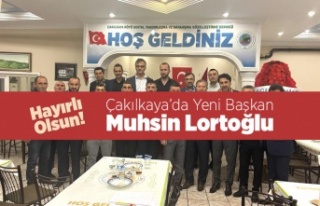 Çakılkaya'da Yeni Başkan Muhsin Lortoğlu