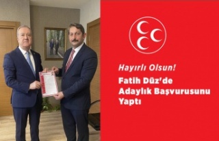 Fatih Düz'de Adaylık Başvurusunu Yaptı