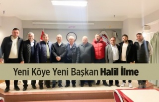 Yeniköy'de Yeni Başkan Halil İlme