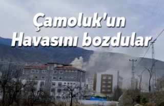 Çamoluk'un Havasını bozdular