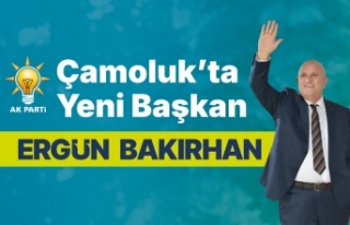 Çamoluk'ta Yeni Başkan Ergün Bakırhan