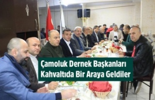 Çamoluk Dernek Başkanları Geleneksel Kahvaltıda...