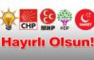 Adaylar Belli Oldu“Hayırlı Olsun!“