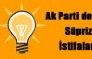 AK Parti'de sürpriz istifa kararı