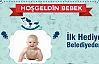 Çamoluk Belediyesinden“Hoş Geldin bebek“ 