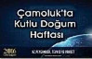 Çamoluk'ta kutlu Doğum 