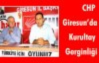 CHP Giresunda Kurultay Çatlağı