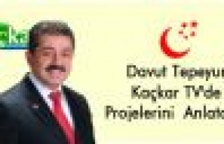 Davut Tepeyurt Kaçkar TV'de Projelerini Anlatacak