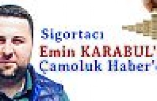 Emin Karabul'da  Çamoluk Haber'de