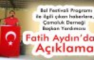 Fatih Aydın dan 2011 Bal Fetivali ile Açıklama