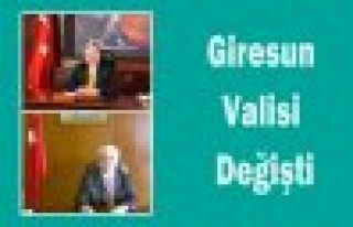 Giresun Valisi Değişti