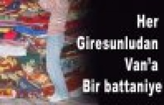 Her Giresunludan Van'a Bir Battaniye