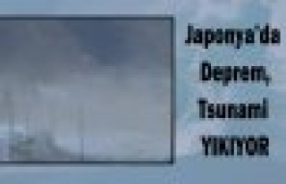 Japonya'da deprem! TSUNAMİ yıkıyor...