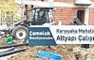 Karşıyaka Mahallesinde Altyapı Çalışması