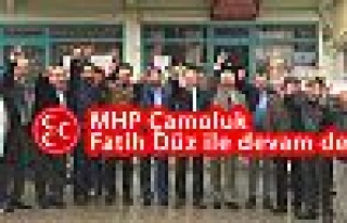 MHP Çamoluk Fatih Düz ile devam dedi.