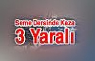 Seme Dersinde Kaza 3 yaralı