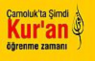 Şimdi Kur'an öğrenme zamanı